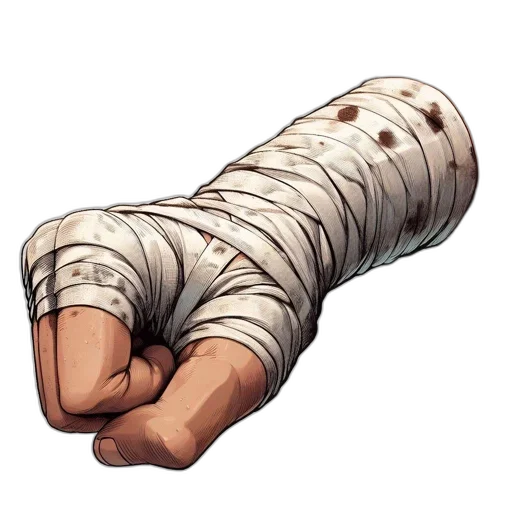 weapon, staff, creature, hair transparent PNG cut-out