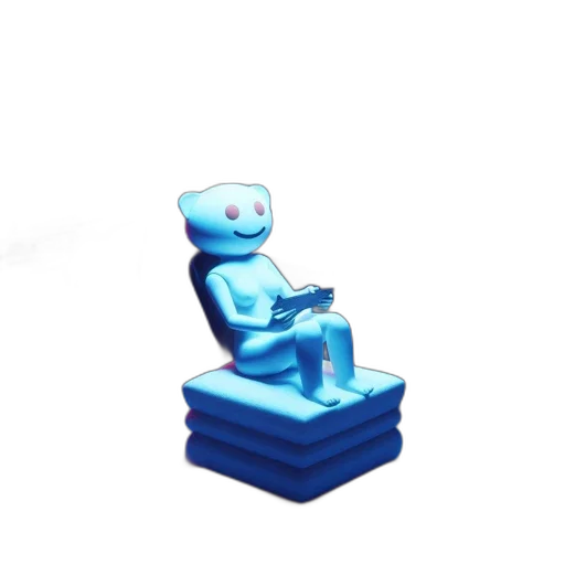 robot, furniture, staff, 3d render transparent PNG cut-out
