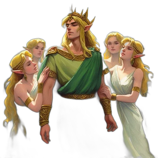 crown, fantasy art, concept art, pixel art transparent PNG cut-out