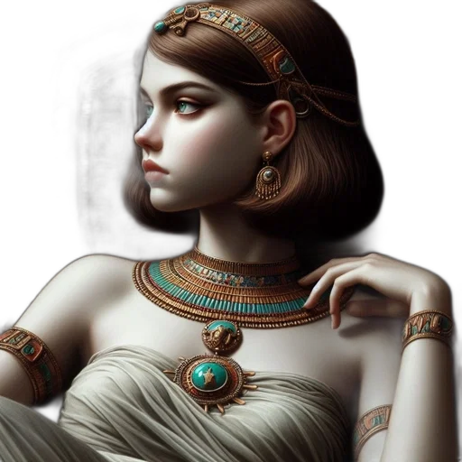 jewelry, crown, face, fantasy art transparent PNG cut-out