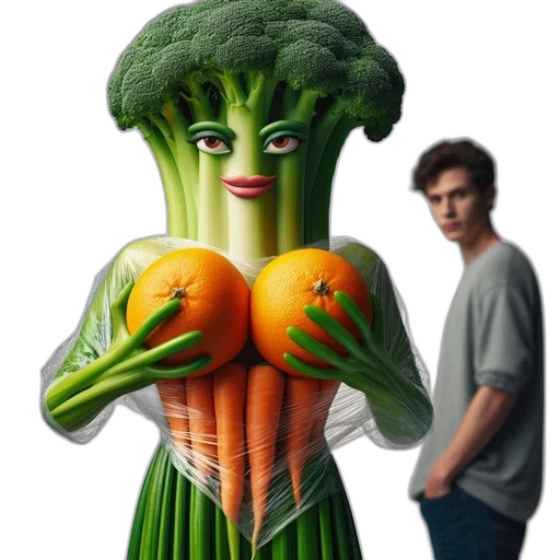 food, creature, face, animal transparent PNG cut-out