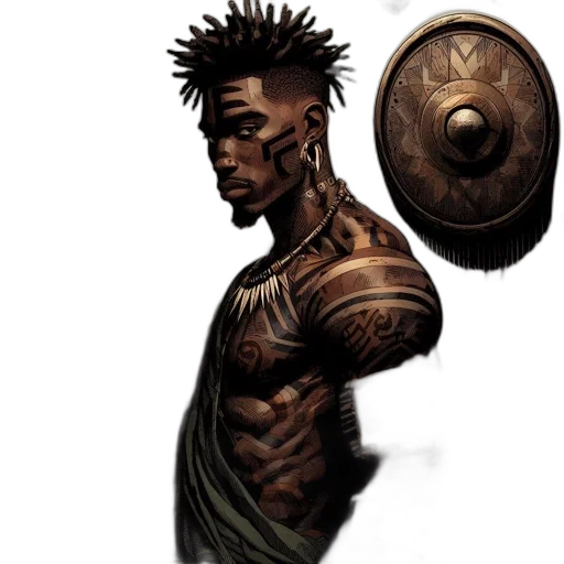 concept art, comic book art, fantasy art, photorealistic transparent PNG cut-out