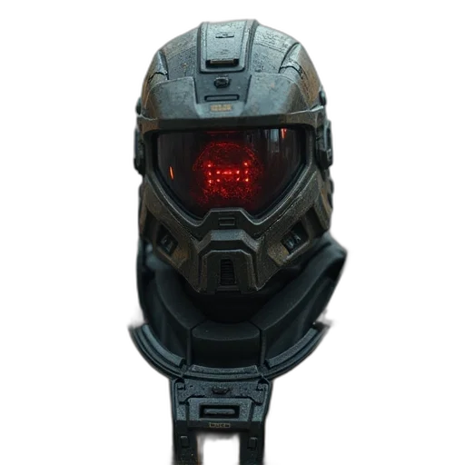 robot, mask, face, jacket transparent PNG cut-out