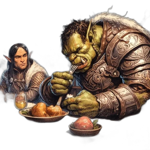 food, concept art, fantasy art, comic book art transparent PNG cut-out