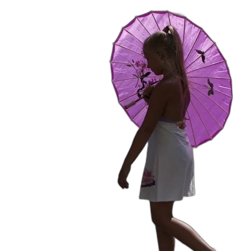 umbrella, dress, weapon, staff transparent PNG cut-out