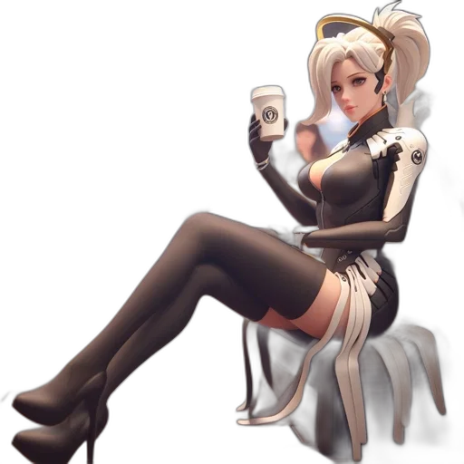 staff, robot, weapon, dress transparent PNG cut-out