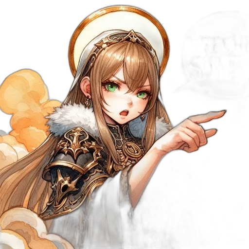 staff, crown, weapon, dress transparent PNG cut-out