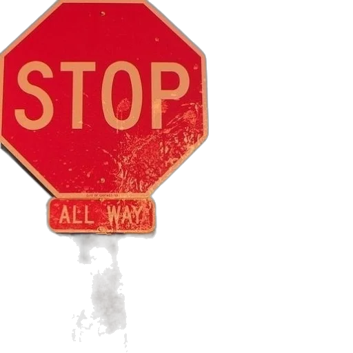 stop, sign, word, all transparent PNG cut-out