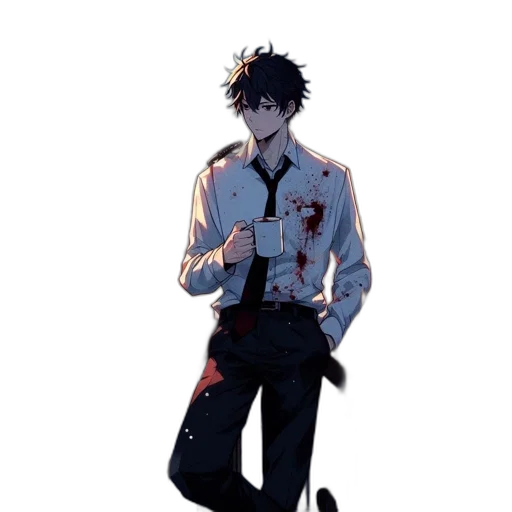 staff, jacket, weapon, creature transparent PNG cut-out