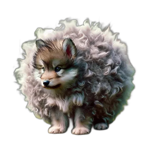animal, creature, hair, staff transparent PNG cut-out