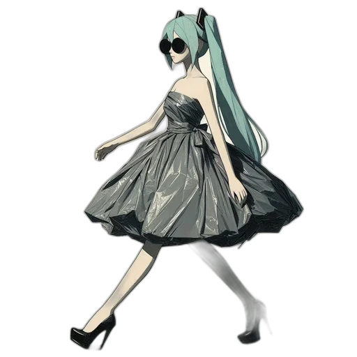 dress, staff, robot, mask transparent PNG cut-out