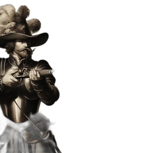 staff, weapon, hat, dress transparent PNG cut-out