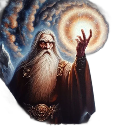 fantasy art, concept art, photorealistic, oil painting transparent PNG cut-out