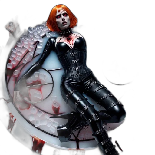 concept art, comic book art, fantasy art, 3d render transparent PNG cut-out