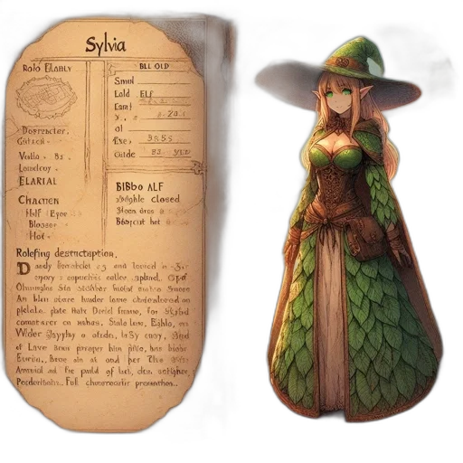 dress, concept art, fantasy art, watercolor transparent PNG cut-out