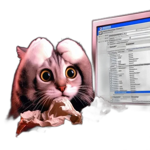 animal, creature, vaporwave, photorealistic transparent PNG cut-out