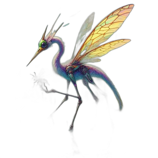 dragon, animal, creature, staff transparent PNG cut-out