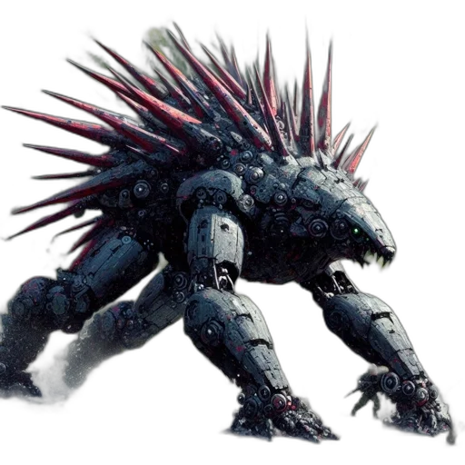 creature, dragon, animal, robot transparent PNG cut-out