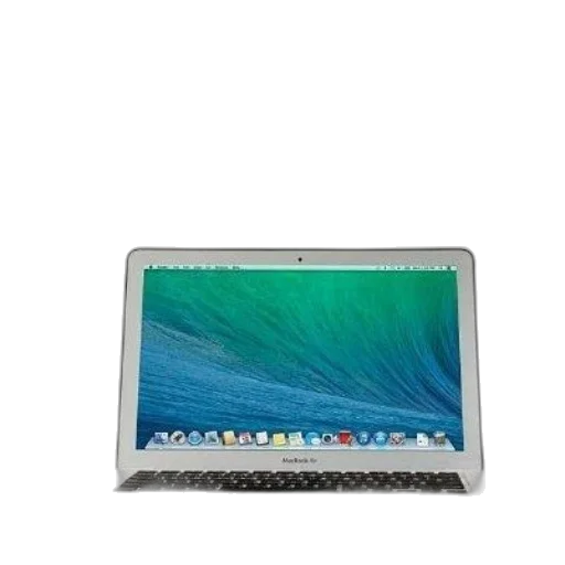 visually, macbook, air, fast transparent PNG cut-out