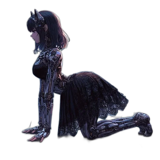 dress, creature, robot, animal transparent PNG cut-out