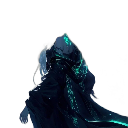 mask, sword, creature, staff transparent PNG cut-out
