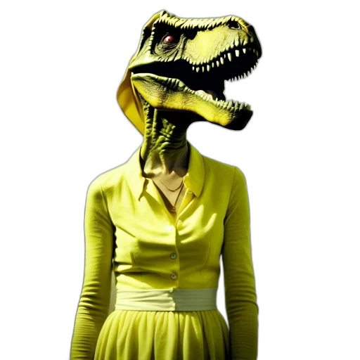 dress, mask, creature, dragon transparent PNG cut-out