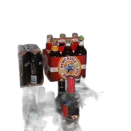 bottle, robot, 3d render, mini transparent PNG cut-out