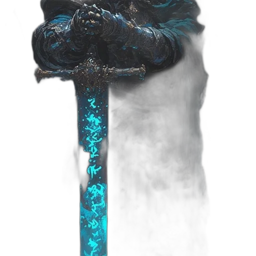 sword, staff, weapon, dragon transparent PNG cut-out
