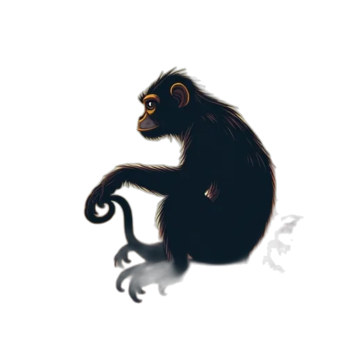 animal, creature, staff, hair transparent PNG cut-out