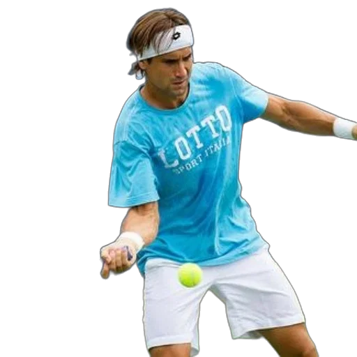 photorealistic, tennis, player, blue transparent PNG cut-out