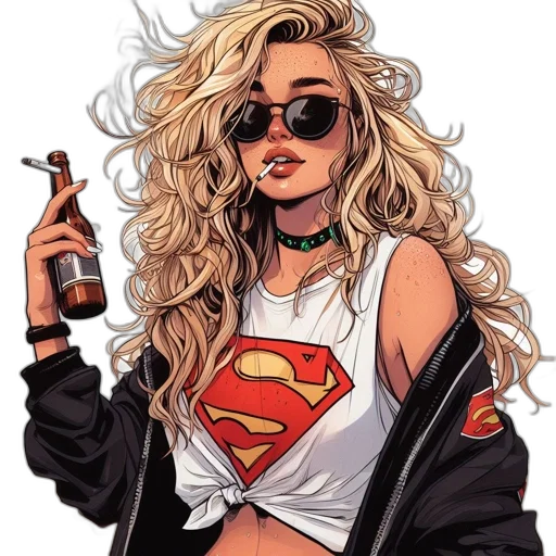 comic book art, cartoon, concept art, pixel art transparent PNG cut-out