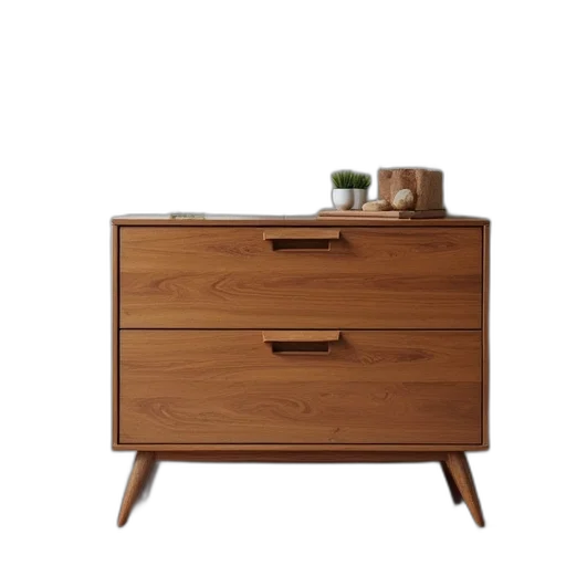 furniture, 3d render, earth tones, two transparent PNG cut-out