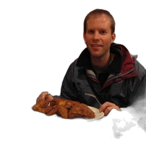 food, jacket, staff, face transparent PNG cut-out