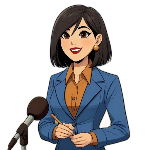 staff, jacket, jewelry, cartoon transparent PNG cut-out