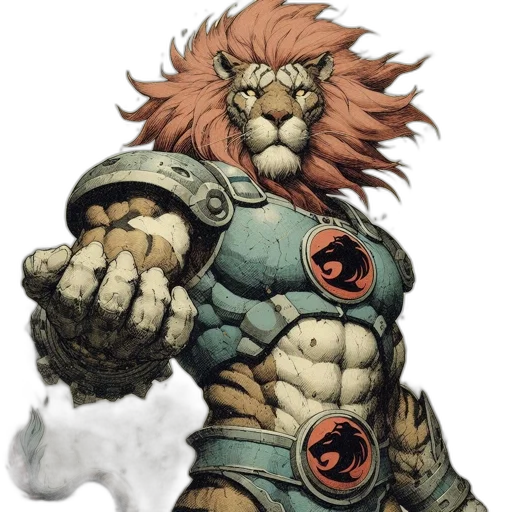comic book art, concept art, fantasy art, 3d render transparent PNG cut-out