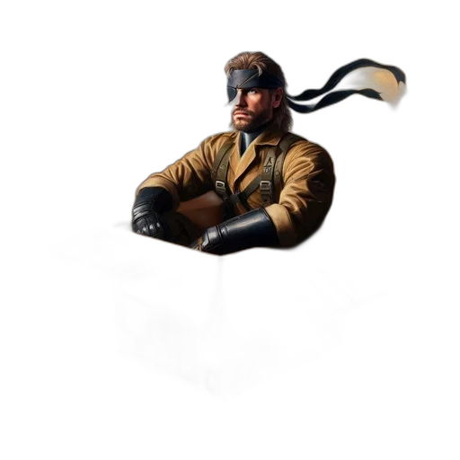 hat, staff, jacket, weapon transparent PNG cut-out