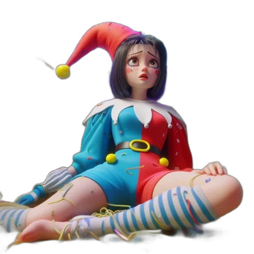 dress, creature, staff, robot transparent PNG cut-out