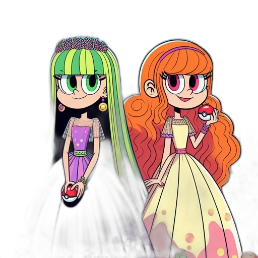 dress, cartoon, concept art, anime transparent PNG cut-out