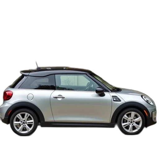 car, 3d render, photorealistic, silver transparent PNG cut-out