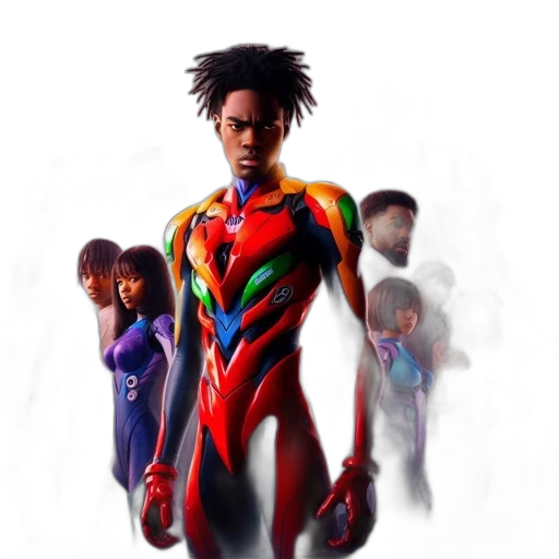 concept art, comic book art, 3d render, fantasy art transparent PNG cut-out