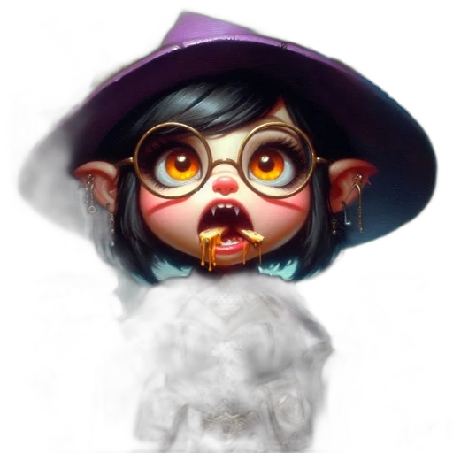 staff, mask, face, creature transparent PNG cut-out