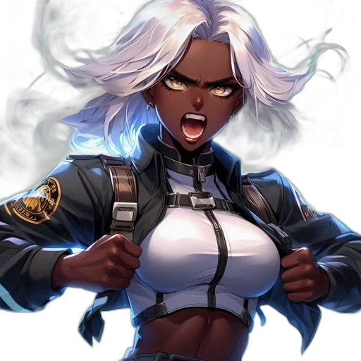 jacket, concept art, comic book art, cyberpunk transparent PNG cut-out