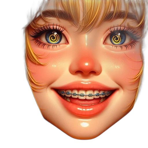 face, mask, photorealistic, 3d render transparent PNG cut-out