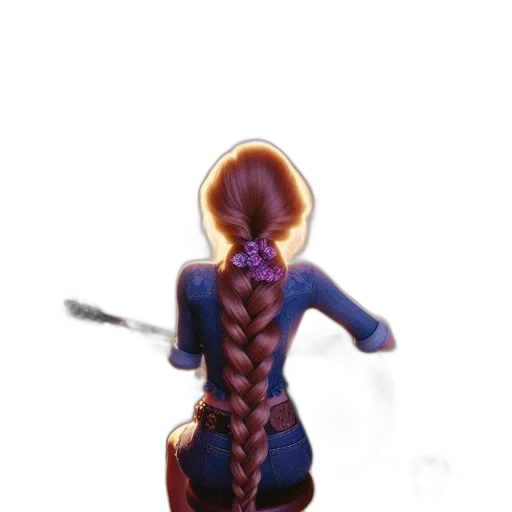 staff, hair, jewelry, weapon transparent PNG cut-out
