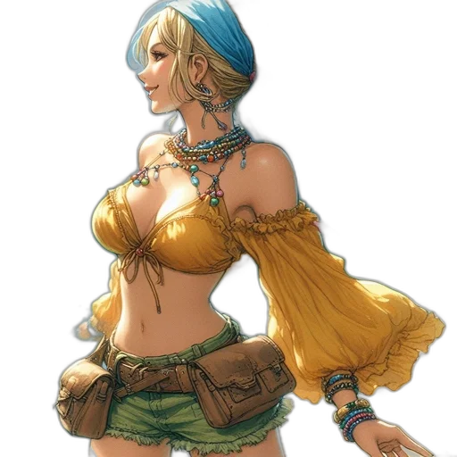 dress, weapon, concept art, fantasy art transparent PNG cut-out