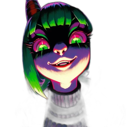 mask, staff, face, creature transparent PNG cut-out