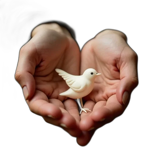 animal, photorealistic, two, hands transparent PNG cut-out