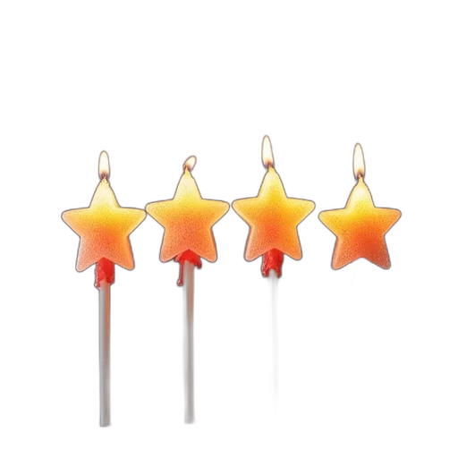 staff, 3d render, four, light transparent PNG cut-out