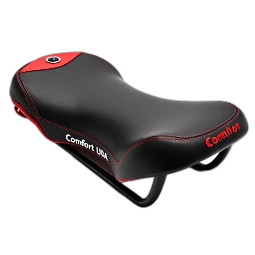 black, red, sports, bike transparent PNG cut-out