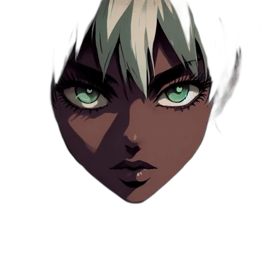 face, mask, creature, hair transparent PNG cut-out
